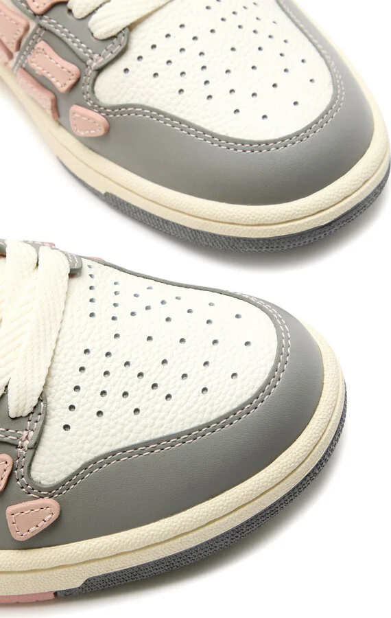 Amiri Skel Panelled Leather Sneakers - Image 3