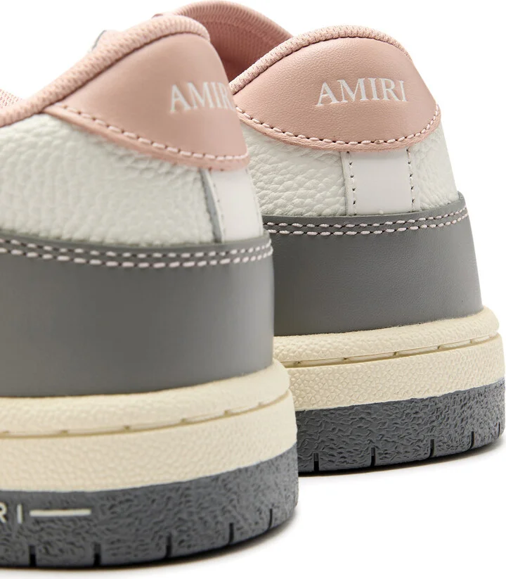 Amiri Skel Panelled Leather Sneakers - Image 4