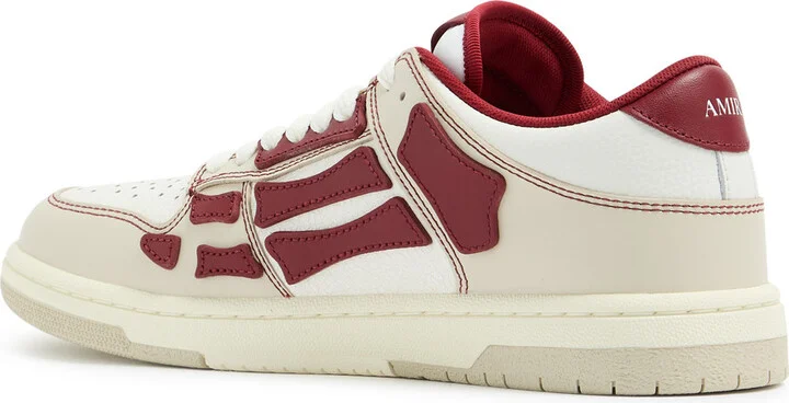 Amiri Skel Panelled Leather Sneakers - Image 6
