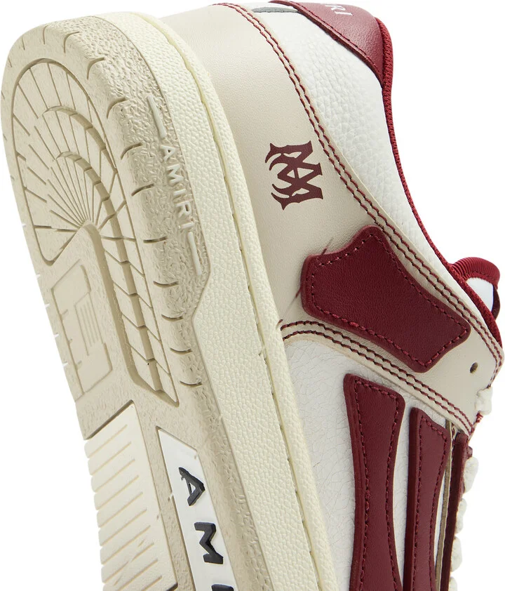Amiri Skel Panelled Leather Sneakers - Image 8