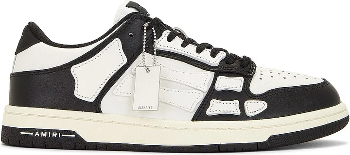 Amiri Skel Top Low Sneaker in Black