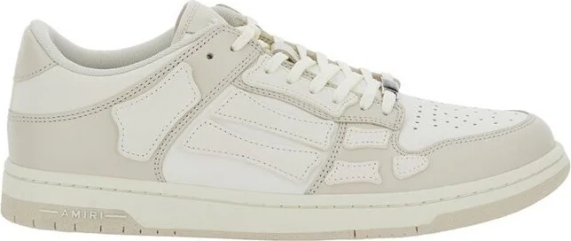 Amiri Skel-Top Round Toe Lace-Up Sneakers