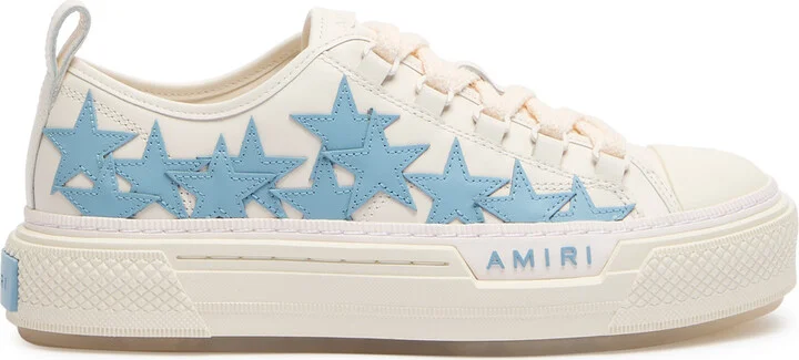 Amiri Stars Court Leather Sneakers