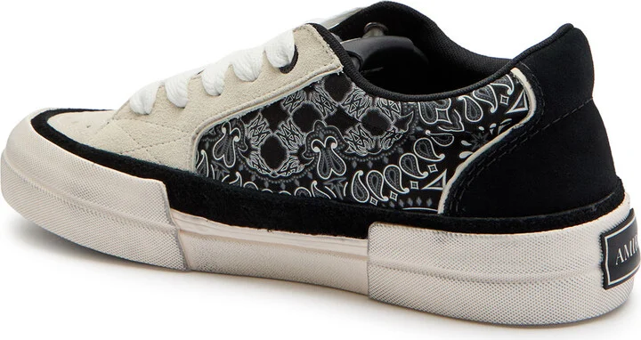Amiri Sunset Skate Paisley-printed Suede Sneakers - Image 2