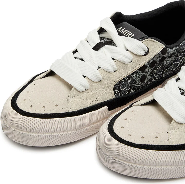 Amiri Sunset Skate Paisley-printed Suede Sneakers - Image 3
