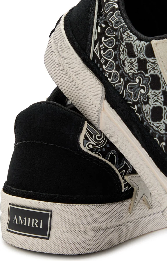 Amiri Sunset Skate Paisley-printed Suede Sneakers - Image 4