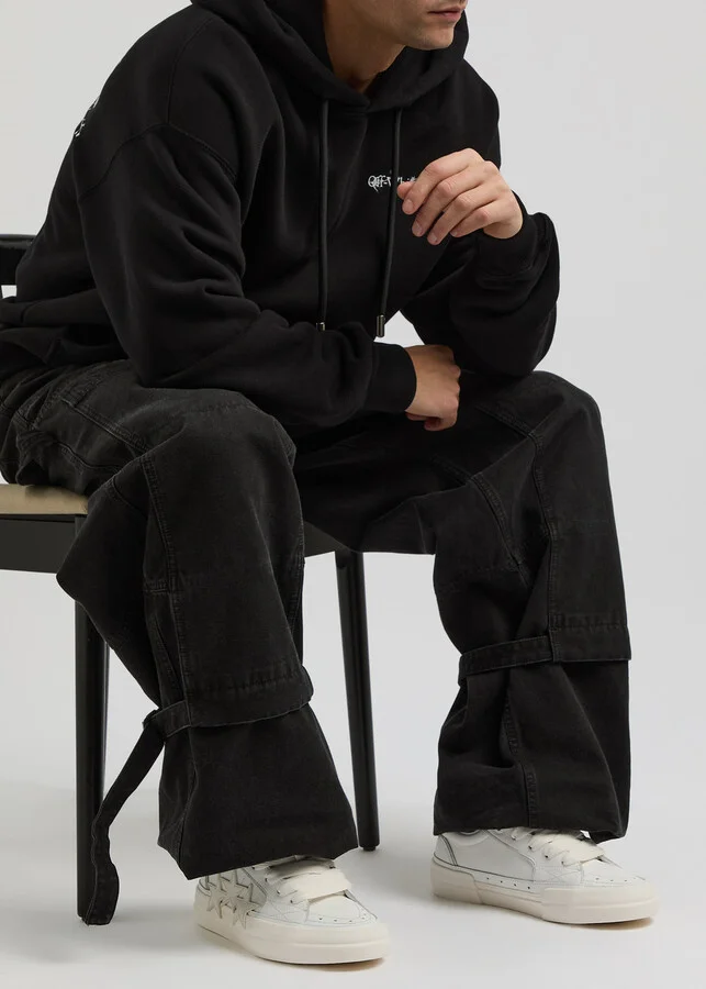 Amiri Sunset Skate Panelled Leather Sneakers - Image 9