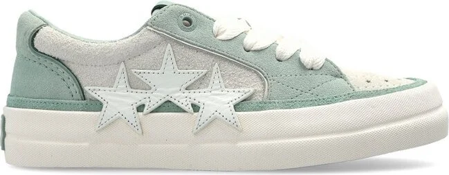 Amiri Sunset Skate Round Toe Lace-Up Sneakers