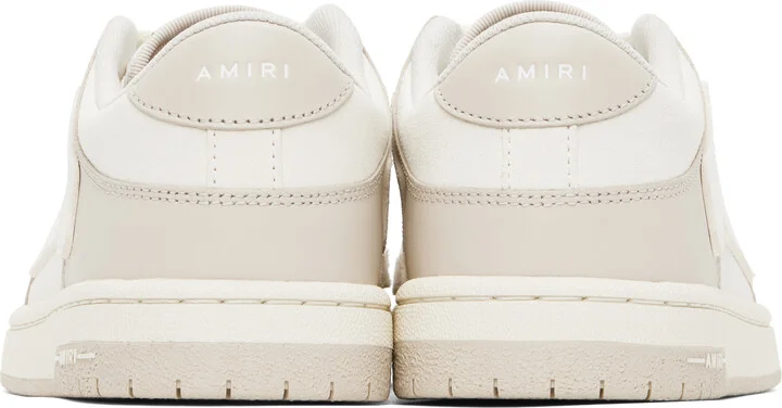 AMIRI White & Beige Skel Top Low Sneakers - Image 2