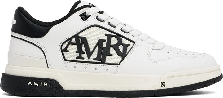 AMIRI White & Black Classic Low Sneakers