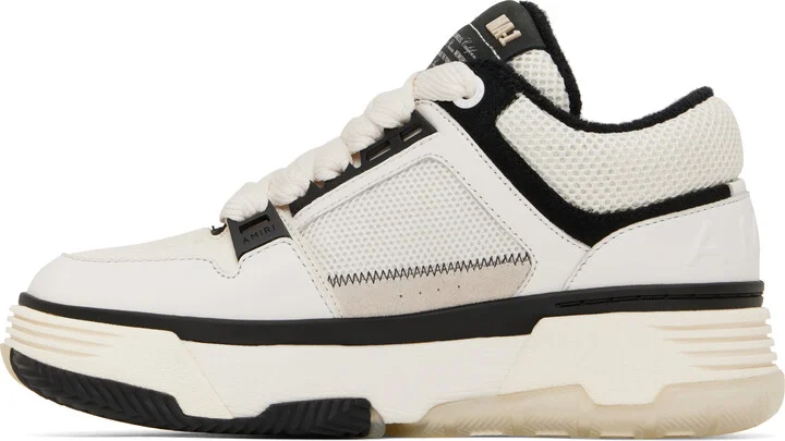 AMIRI White & Black MA-1 Sneakers - Image 3