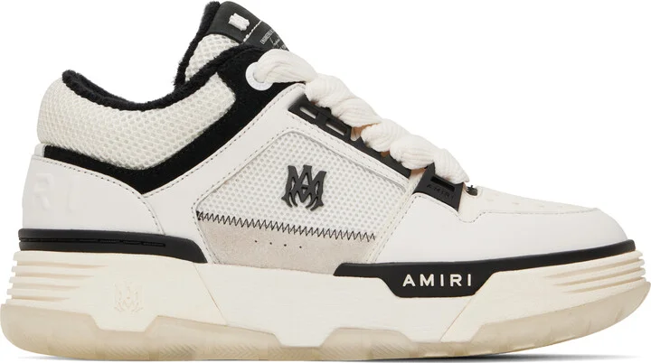 AMIRI White & Black MA-1 Sneakers