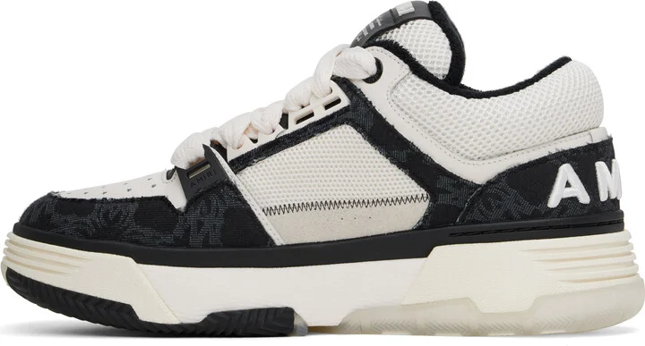 AMIRI White & Black MA Quad MA-1 Sneakers - Image 3