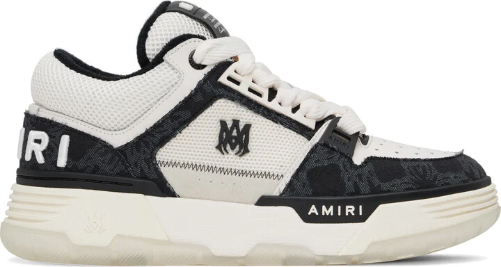 AMIRI White & Black MA Quad MA-1 Sneakers
