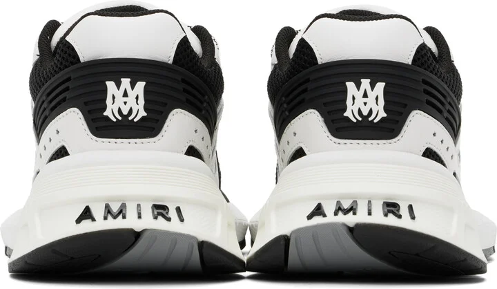 AMIRI White & Black 'MA' Runner Sneakers - Image 2