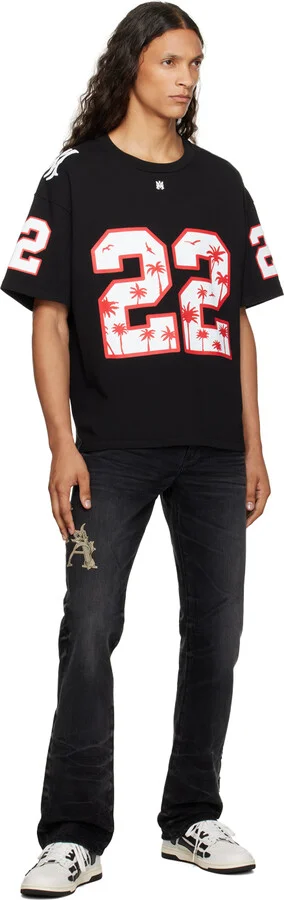 AMIRI White & Black Skel Top Low Sneakers - Image 5
