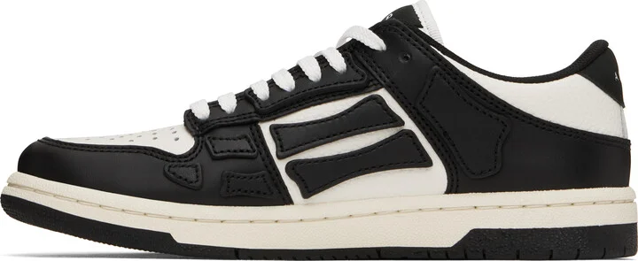 AMIRI White & Black Skel-Top Low Sneakers - Image 3