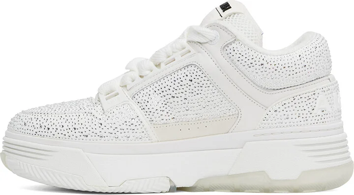 AMIRI White Crystal MA-1 Sneakers - Image 3