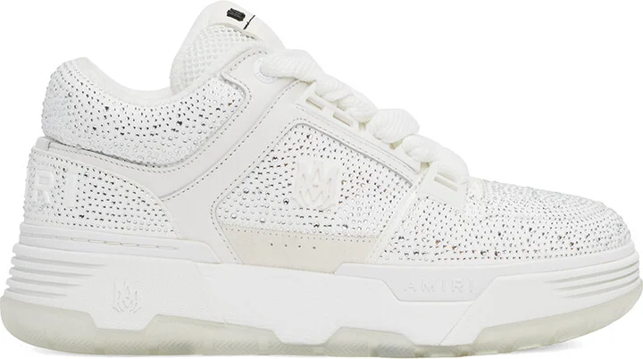 AMIRI White Crystal MA-1 Sneakers