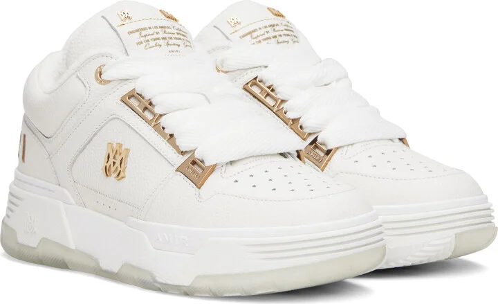 AMIRI White Metallic MA-1 Sneakers - Image 4