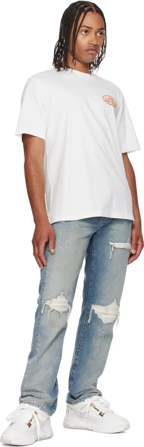 AMIRI White Metallic MA-1 Sneakers - Image 5