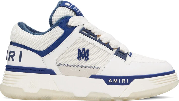 AMIRI White & Navy MA-1 Sneakers