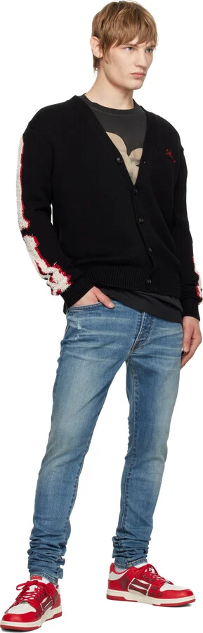 AMIRI White & Red Skel-Top Low Sneakers - Image 5