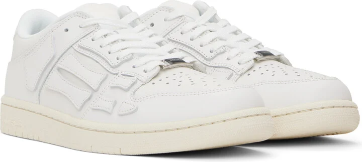 AMIRI White Skel-Top Low Sneakers - Image 4