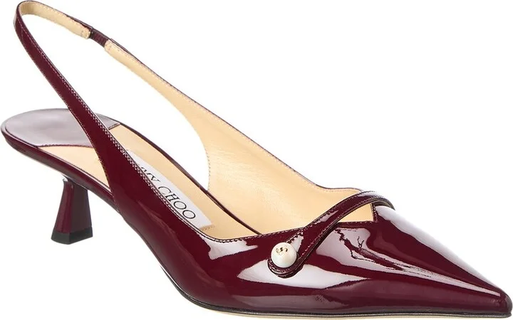 Amita 45 Patent Slingback Pump