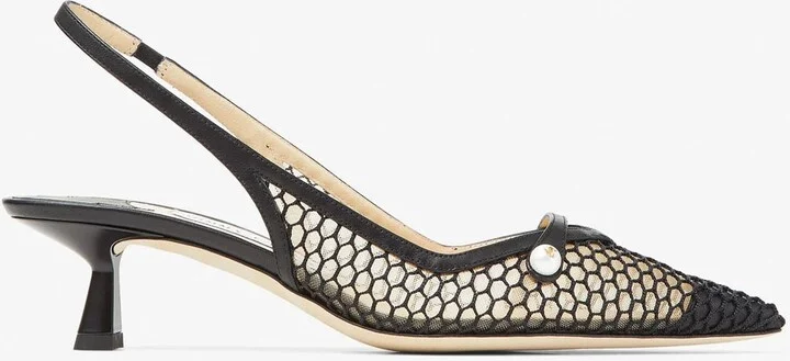 Amita 45 Slingback Pumps in Mesh