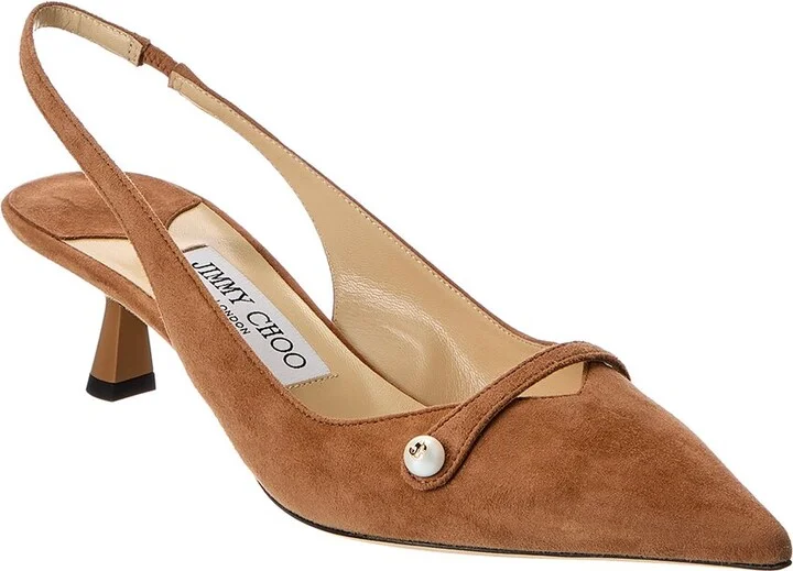 Amita 45 Suede Slingback Pump