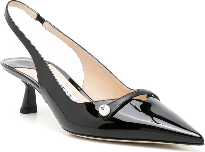 Amita 65mm leather pumps - Image 2