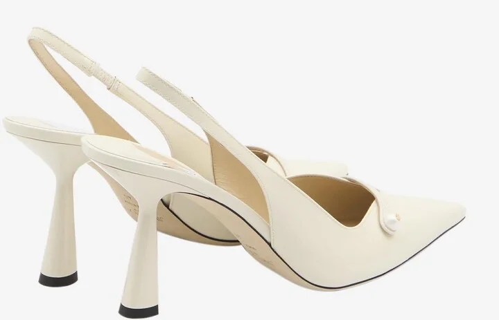Amita 85 Slingback Pumps in Calf Leather - Image 2