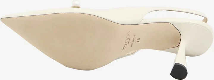 Amita 85 Slingback Pumps in Calf Leather - Image 3