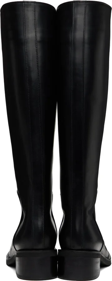 AMOMENTO Black Long Boots - Image 2