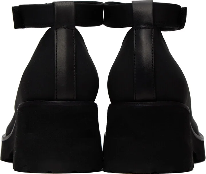 AMOMENTO Black Strap Loafers - Image 2