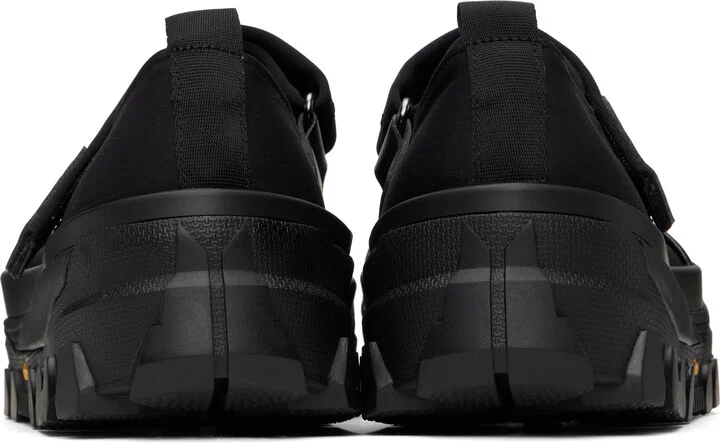 AMOMENTO Black Vibram Mary Jane Ballerina Flats - Image 2