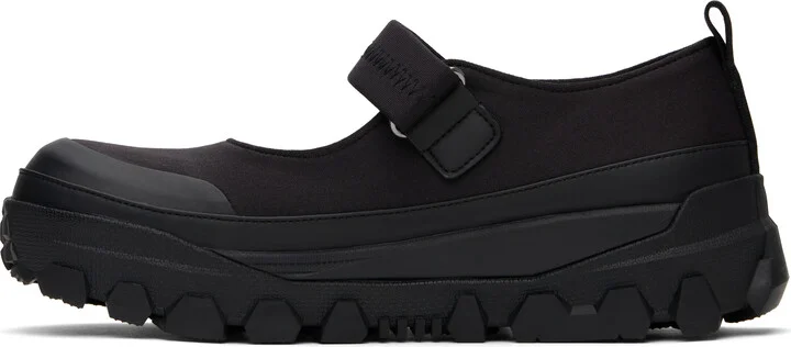 AMOMENTO Black Vibram Mary Jane Ballerina Flats - Image 3