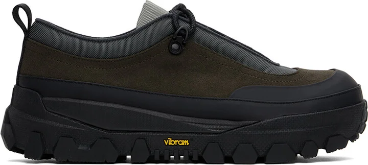 AMOMENTO Brown & Black Vibram Sneakers