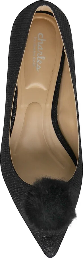 Amon Pointed Toe Kitten Heel Pump - Image 3