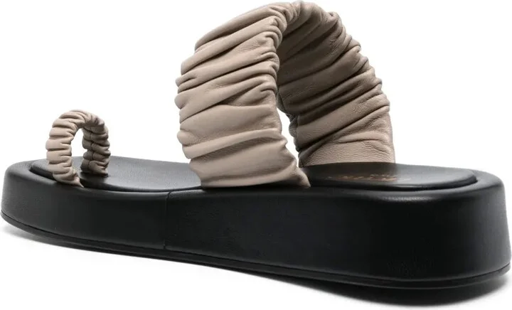 Amor 39mm platform leather sandals - Image 3