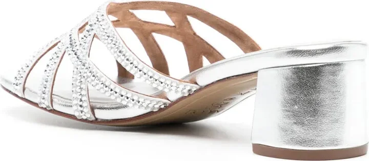 Amos 50mm crystal-embellished mules - Image 3