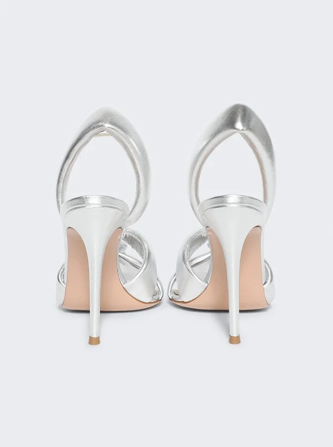 Amour Stiletto Heel Silver