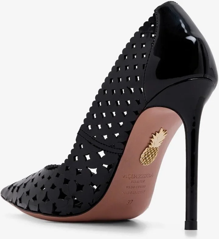 Amourose 105 Openwork Leather Pumps - Image 2