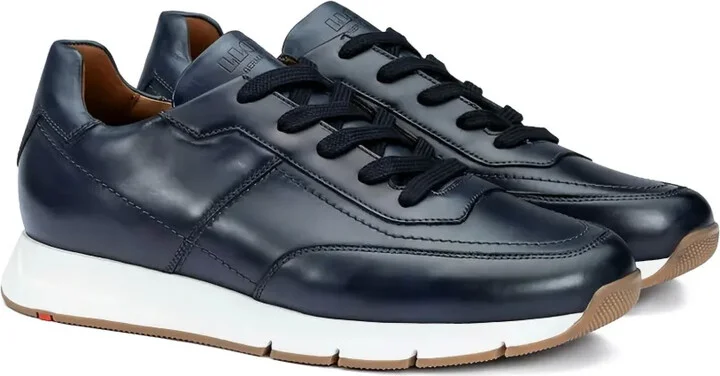 Amsterdam leather lace-up sneakers - Image 2