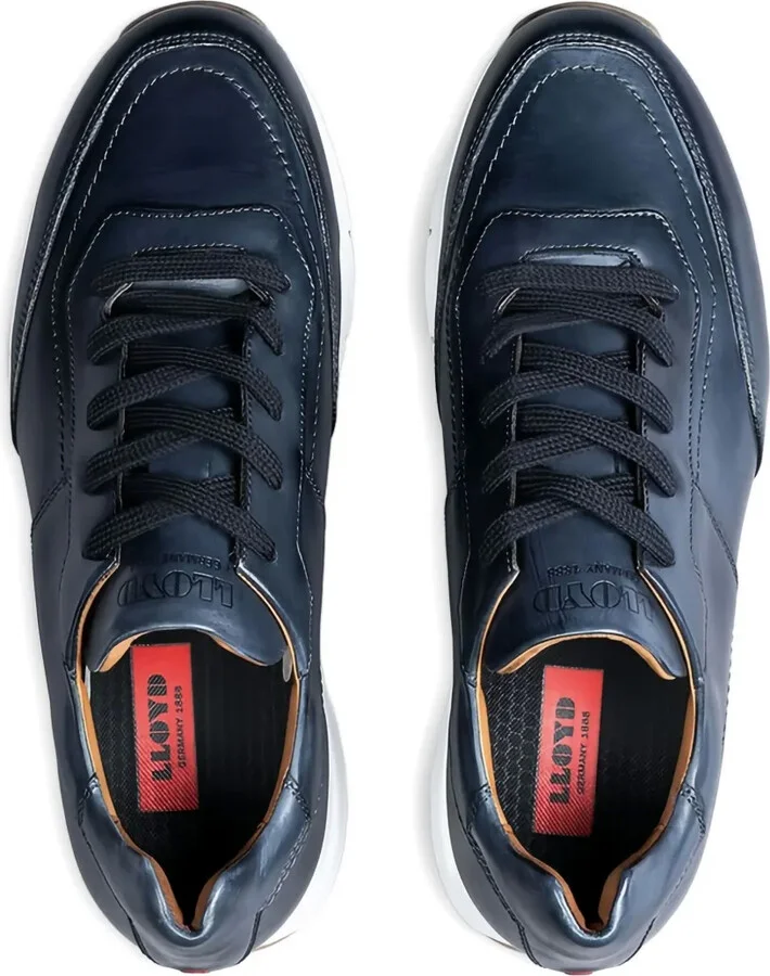 Amsterdam leather lace-up sneakers - Image 3