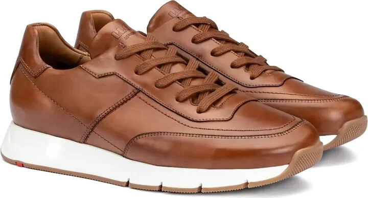Amsterdam leather lace-up sneakers - Image 2