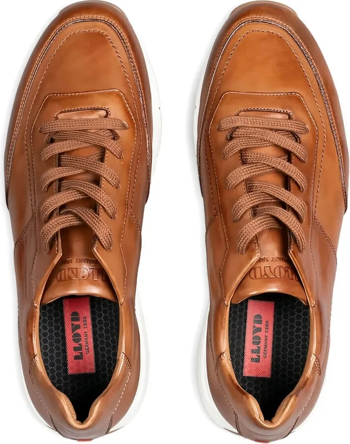 Amsterdam leather lace-up sneakers - Image 3