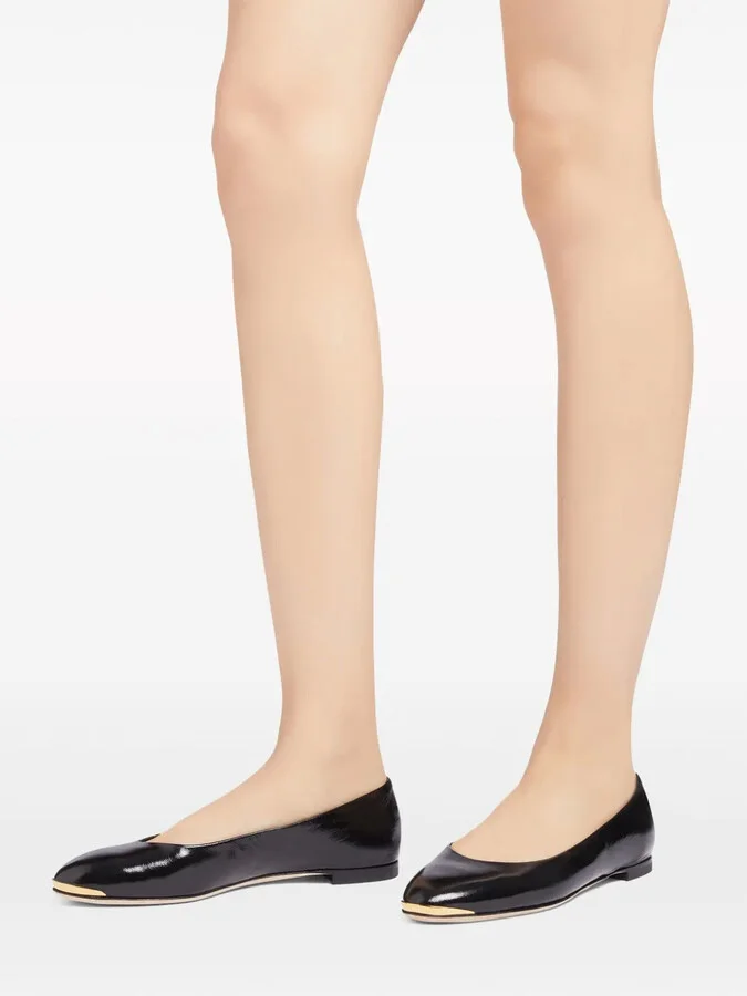 Amur 2.0 leather ballerina shoes - Image 5