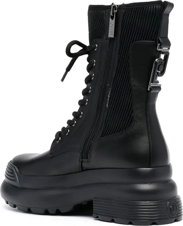 Amy chunky lace-up boots - Image 3